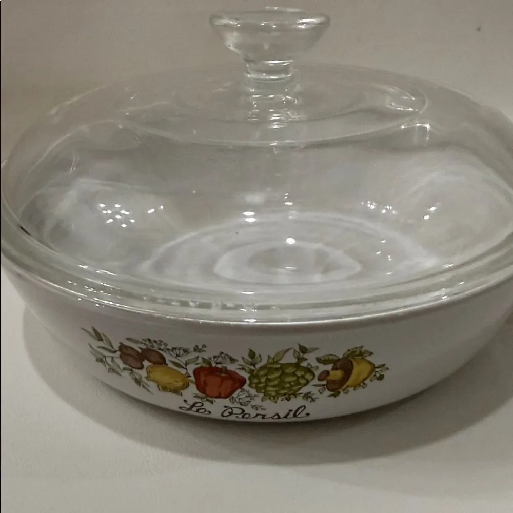 Corning Ware Le Persil 6 1/2 Inch Pan Lid Range Oven Micro P-83-8 Corning NY USA